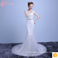 Sexy Mermaid Lace Alibaba Long Tail Wedding Dress 2017